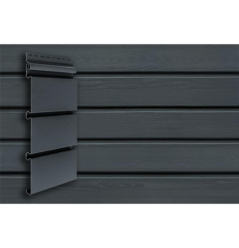 Сайдинг Grand Line Архитектурный Планкен ACRYL Графит