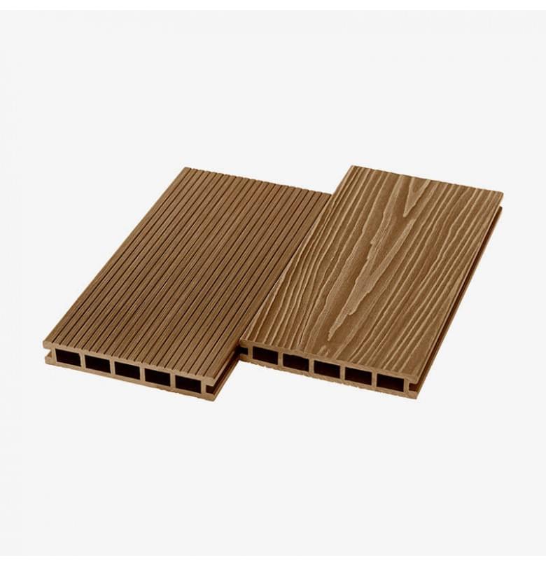 Террасная доска ДПК RusDecking UnoDeck Ultra Орех 4 пог.м.