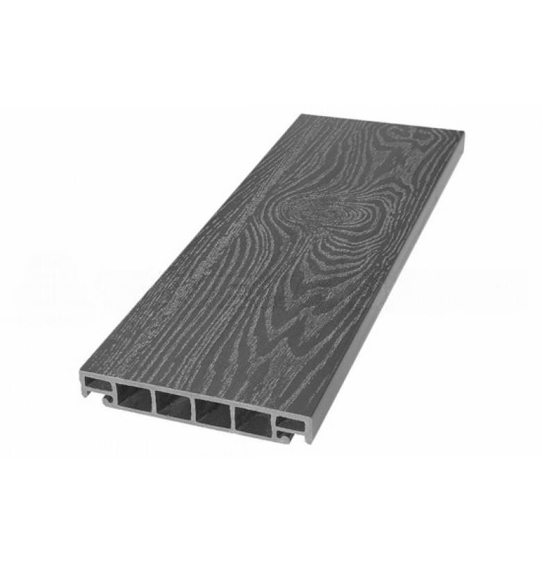 Террасная Доска ДПК SaveWood Standard Salix (T) графит 4 пог.м.